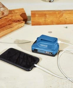 Promo 🥰 HERCULES 20V Lithium-Ion USB Power Source Battery Adapter – Tool Only ⭐ -Outlet The Power Tool Hub Store 56222 W7