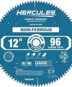 Brand new 🧨 HERCULES 12 in., 96T Laminate/Plastics/Non-Ferrous Metal Cutting Miter Saw Blade ⭐