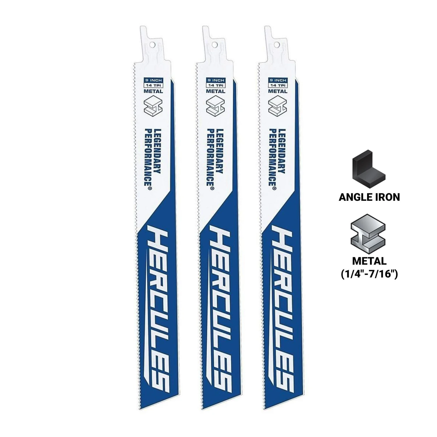 Best deal ✔️ HERCULES 9 in. 14 TPI Bi-Metal Reciprocating Saw Blades, 3 Pk. ⭐ 5 Best deal ✔️ HERCULES 9 in. 14 TPI Bi-Metal Reciprocating Saw Blades, 3 Pk. ⭐ - Image 3