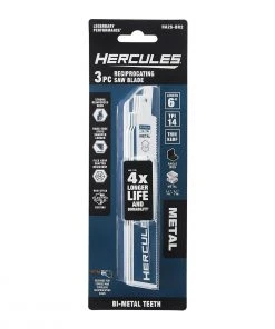Flash Sale 🧨 HERCULES 6 in. 14 TPI Bi-Metal Reciprocating Saw Blades, 3 Pk. 😍 -Outlet The Power Tool Hub Store 56484 W4