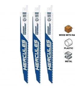 Best Sale ๐ฅ HERCULES 9 in. 5 TPI Demo Duty Bi-Metal Reciprocating Saw Blades, 3 Pk. ๐งจ 10 Best Sale ๐ฅ HERCULES 9 in. 5 TPI Demo Duty Bi-Metal Reciprocating Saw Blades, 3 Pk. ๐งจ -Outlet The Power Tool Hub Store 56485 W21