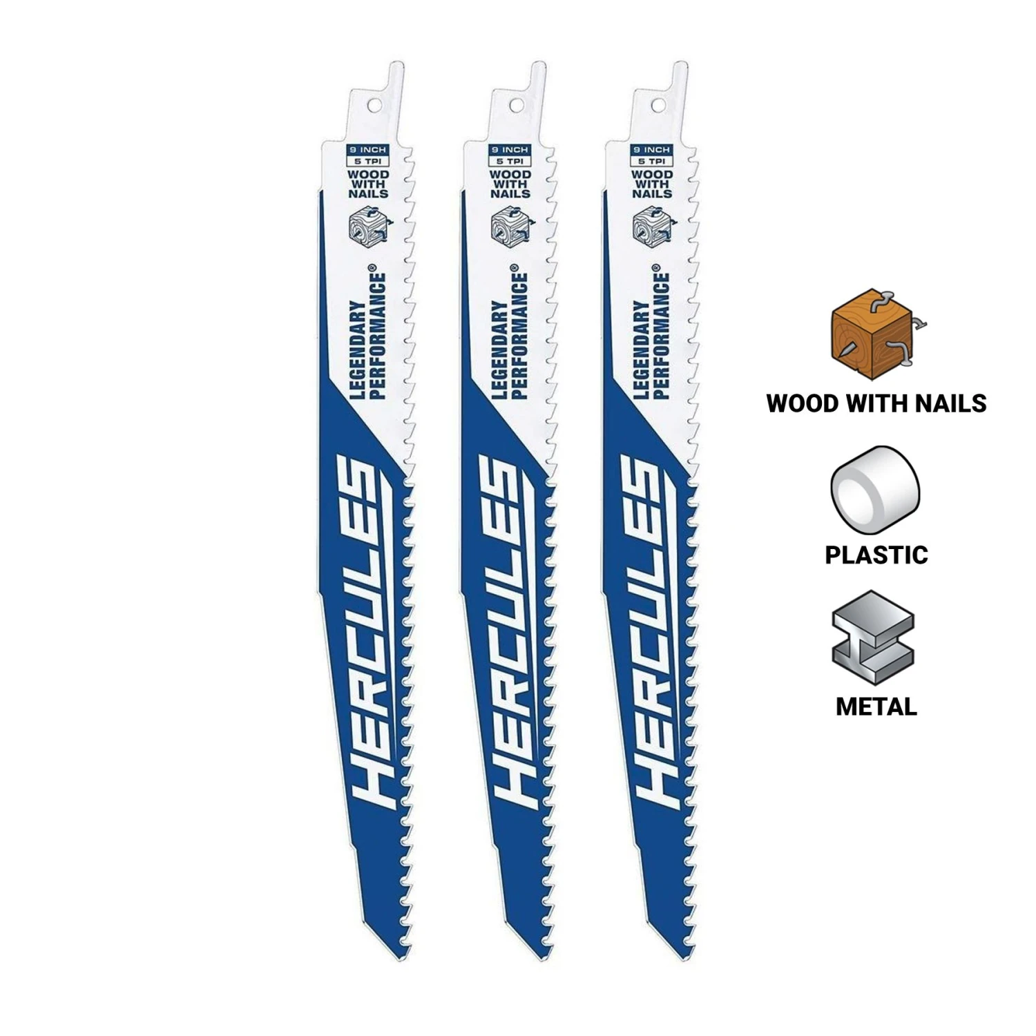 Best Sale ๐ฅ HERCULES 9 in. 5 TPI Demo Duty Bi-Metal Reciprocating Saw Blades, 3 Pk. ๐งจ 5 Best Sale ๐ฅ HERCULES 9 in. 5 TPI Demo Duty Bi-Metal Reciprocating Saw Blades, 3 Pk. ๐งจ - Image 3