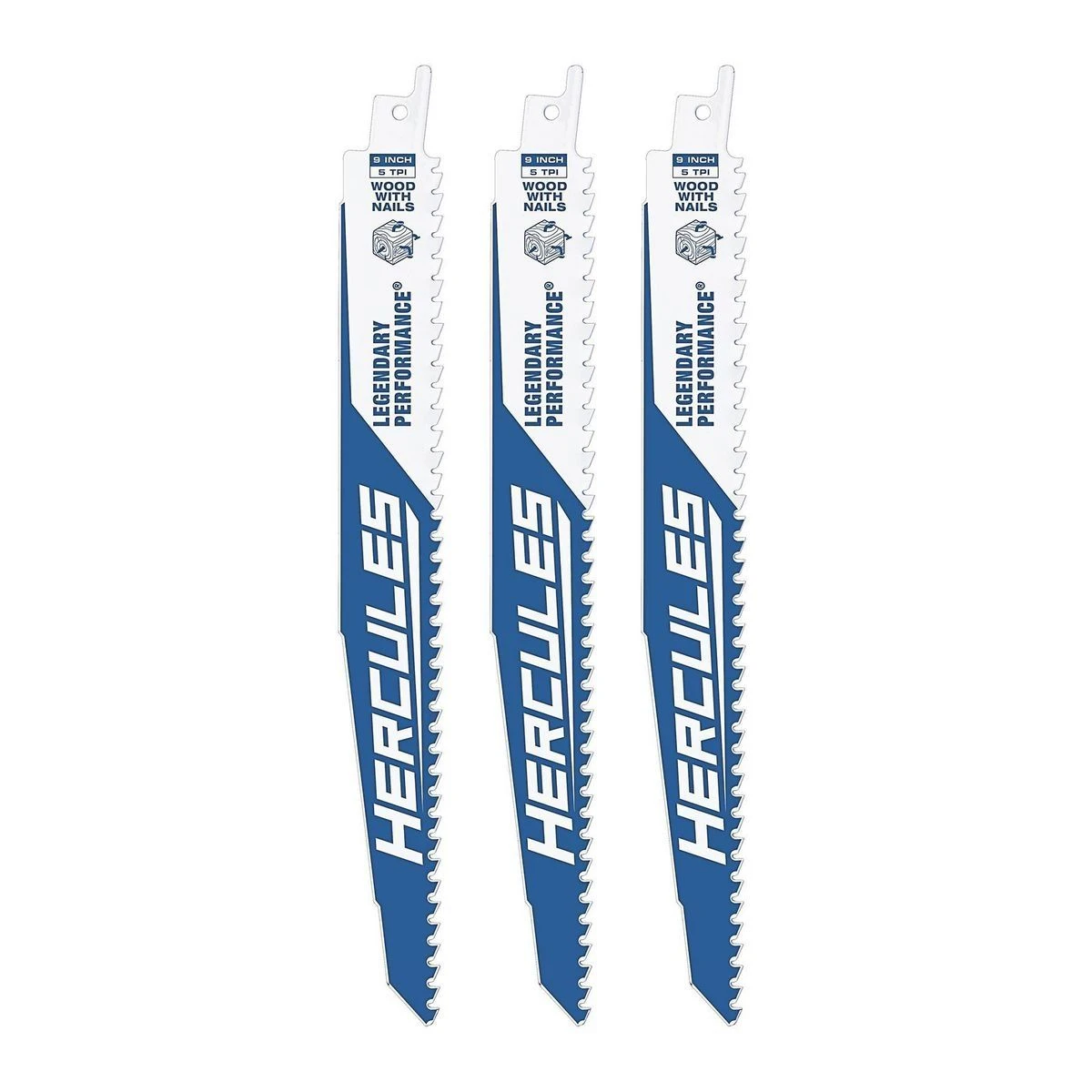 Best Sale ๐ฅ HERCULES 9 in. 5 TPI Demo Duty Bi-Metal Reciprocating Saw Blades, 3 Pk. ๐งจ 4 Best Sale ๐ฅ HERCULES 9 in. 5 TPI Demo Duty Bi-Metal Reciprocating Saw Blades, 3 Pk. ๐งจ - Image 2