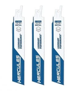 Wholesale ๐คฉ HERCULES 6 in. 18 TPI Bi-Metal Reciprocating Saw Blades, 3 Pk. โ๏ธ