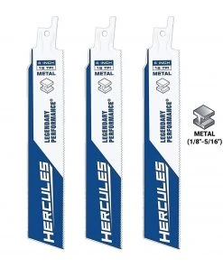 Wholesale ๐คฉ HERCULES 6 in. 18 TPI Bi-Metal Reciprocating Saw Blades, 3 Pk. โ๏ธ 10 Wholesale ๐คฉ HERCULES 6 in. 18 TPI Bi-Metal Reciprocating Saw Blades, 3 Pk. โ๏ธ -Outlet The Power Tool Hub Store 56486 W21