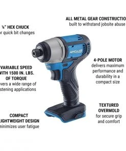 Hot Sale 🎉 HERCULES 20V Cordless 1/4 in. Hex Compact Impact Driver - Tool Only 👏 -Outlet The Power Tool Hub Store 56531 W2 2