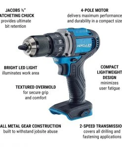 Best Sale ✨ HERCULES 20V Cordless 1/2 in. Compact Drill/Driver - Tool Only ❤️ 22 Best Sale ✨ HERCULES 20V Cordless 1/2 in. Compact Drill/Driver - Tool Only ❤️ -Outlet The Power Tool Hub Store 56534 W2 1