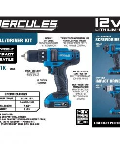 Best Sale 😍 HERCULES 12V Cordless 3/8 in. Compact Drill/Driver - Tool Only 🔔 27 Best Sale 😍 HERCULES 12V Cordless 3/8 in. Compact Drill/Driver - Tool Only 🔔 -Outlet The Power Tool Hub Store 56563 W8 1