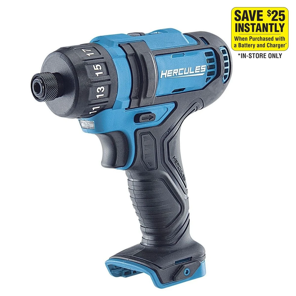 Cheapest ⌛ HERCULES 12V Cordless 1/4 in. Hex Compact Screwdriver - Tool Only ⌛ 1 Cheapest ⌛ HERCULES 12V Cordless 1/4 in. Hex Compact Screwdriver - Tool Only ⌛
