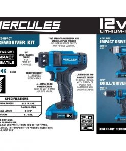 Cheapest ⌛ HERCULES 12V Cordless 1/4 in. Hex Compact Screwdriver - Tool Only ⌛ 19 Cheapest ⌛ HERCULES 12V Cordless 1/4 in. Hex Compact Screwdriver - Tool Only ⌛ -Outlet The Power Tool Hub Store 56564 W8