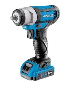 Best deal ⌛ HERCULES 12V Cordless 3/8 in. Compact Impact 😉 Wrench, Blue - Tool Only ✨ -Outlet The Power Tool Hub Store 56565 W4