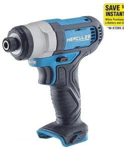 Best reviews of 🥰 HERCULES 12V Cordless 1/4 in. Hex Compact Impact Driver - Tool Only 😀