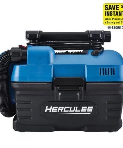 Buy 🎁 HERCULES 20V/120V Dual Power 2 Gallon Wet/Dry Portable Vacuum - Tool Only ⌛ -Outlet The Power Tool Hub Store 56789 W21