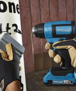 Best reviews of 🌟 HERCULES 20v Lithium-Ion Cordless Compact Heat Gun - Tool Only ❤️ -Outlet The Power Tool Hub Store 56815 W10