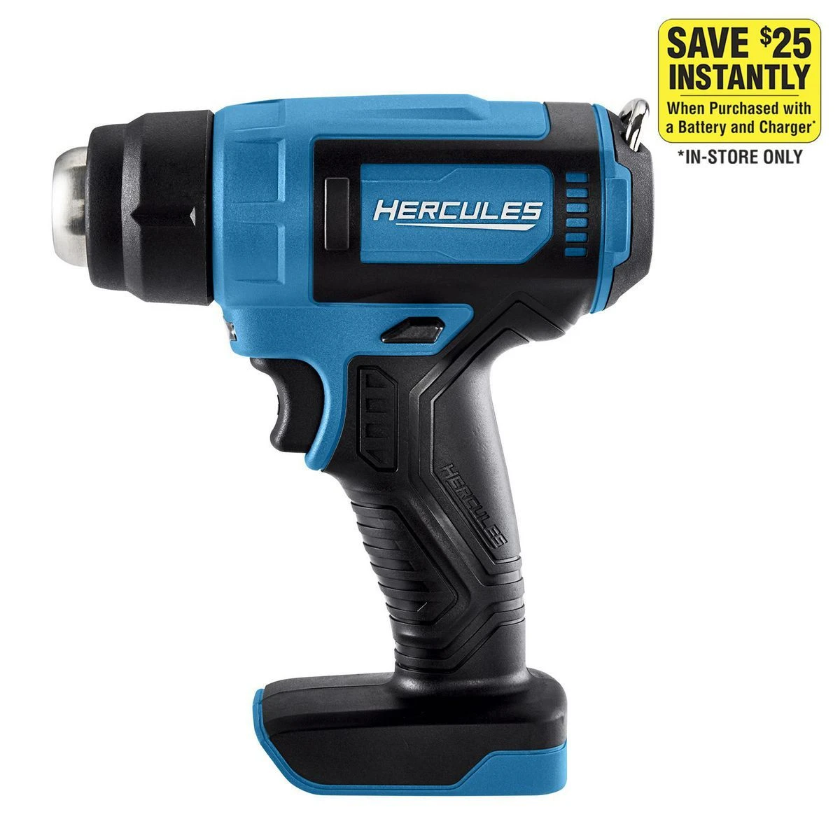 Best reviews of 🌟 HERCULES 20v Lithium-Ion Cordless Compact Heat Gun - Tool Only ❤️