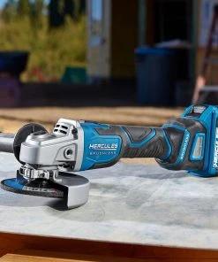 Wholesale 💯 HERCULES 20V Brushless Cordless 4-1/2 in. / 5 in. Slide Switch Angle Grinder - Tool Only 😉 -Outlet The Power Tool Hub Store 56903 W12