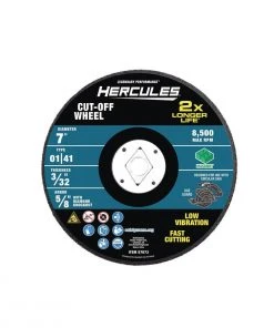 Cheap ✔️ HERCULES 7 in. x 3/32 in. x 5/8 in. Type 01/41 Masonry Cut-off Wheel 😍