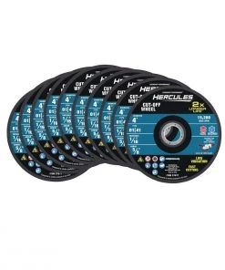 Best Pirce 😍 HERCULES 4 in. x 1/16 in. x 5/8 in. Type 01/41 Metal Cut-off Wheel 10 Pk. ⭐