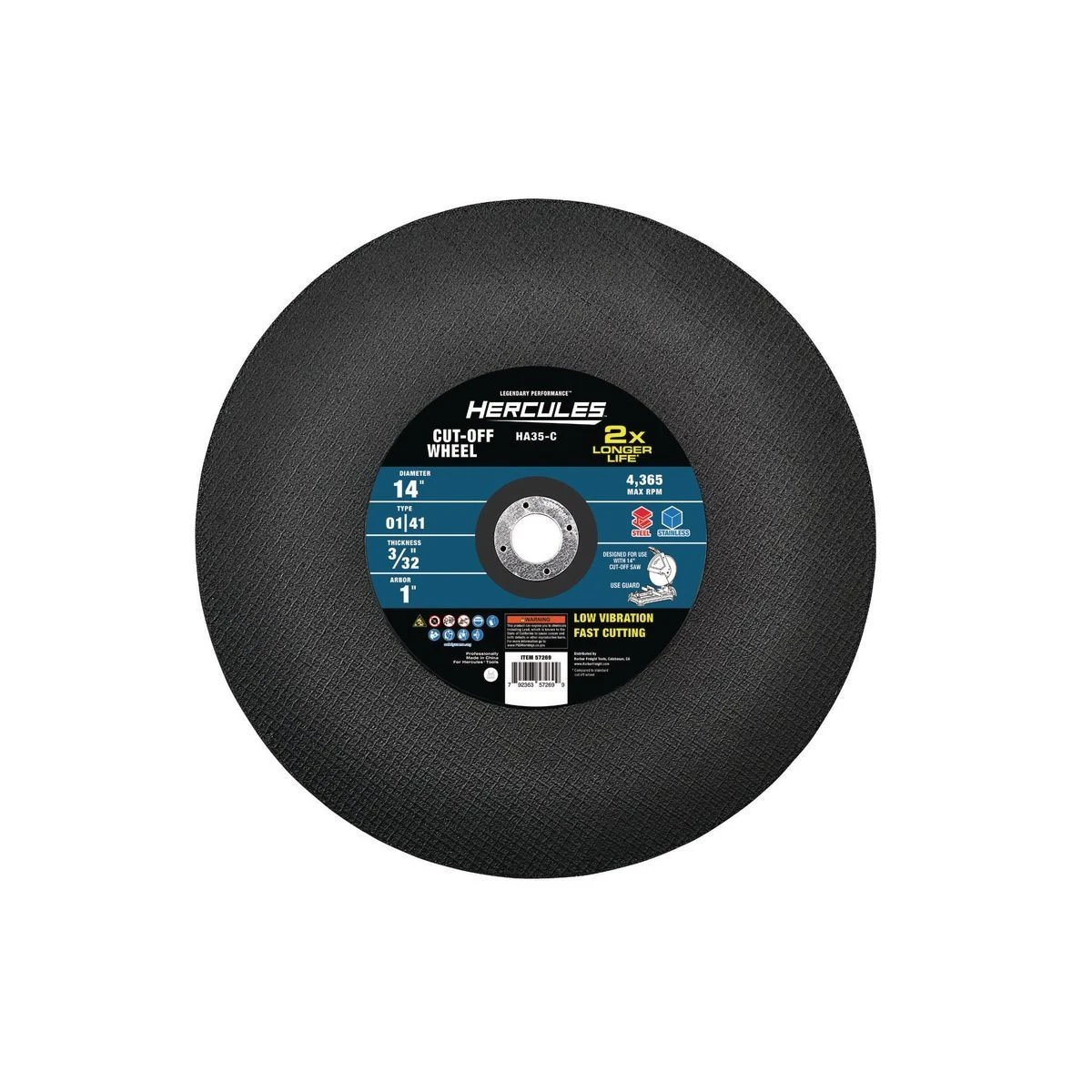 New π₯° HERCULES 14 in. x 3/32 in. x 20mm/1 in. Type 01/41 Metal Cut-off Wheel β€οΈ 3 New π₯° HERCULES 14 in. x 3/32 in. x 20mm/1 in. Type 01/41 Metal Cut-off Wheel β€οΈ