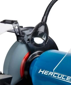 Best Pirce 🥰 HERCULES 8 in. Variable Speed Bench Grinder with LED Worklight 😉 -Outlet The Power Tool Hub Store 57285 W6