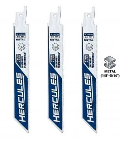 Coupon 🧨 HERCULES 6 in. 24 TPI Bi-Metal Reciprocating Saw Blades, 3 Pk. ❤️ -Outlet The Power Tool Hub Store 57353 W21