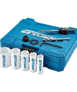 Hot Sale 😉 HERCULES 3/4 in. - 1-1/2 in. Bi-Metal Hole Saw Set, 9 Pc. 👍 7 Hot Sale 😉 HERCULES 3/4 in. - 1-1/2 in. Bi-Metal Hole Saw Set, 9 Pc. 👍 -Outlet The Power Tool Hub Store 57527 W3