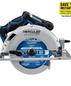 New 👏 HERCULES 20V Brushless Cordless 7-1/4 in. Circular Saw - Tool Only 💯 -Outlet The Power Tool Hub Store 57612 W28