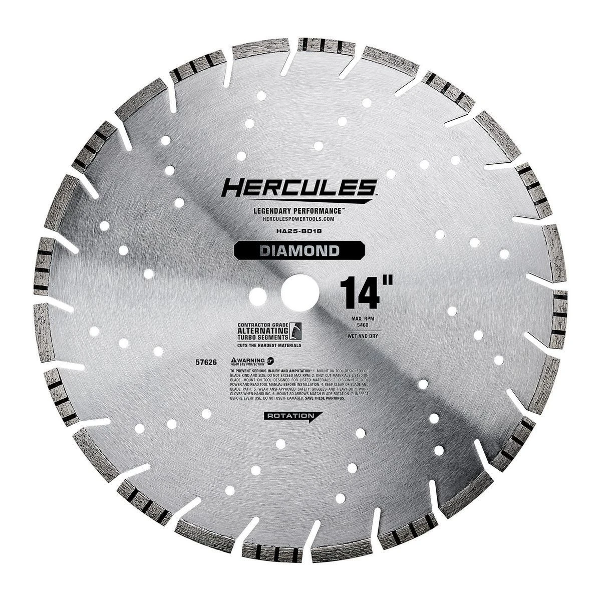 Wholesale ⌛ HERCULES 14 in. All-Cut Combo Diamond Blade ✨ 4 Wholesale ⌛ HERCULES 14 in. All-Cut Combo Diamond Blade ✨ - Image 2