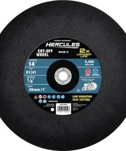Cheap ✔️ HERCULES 14 in. x 1/8 in. x 20mm/1 in. Type 01/41 Metal Cut-off Wheel ❤️