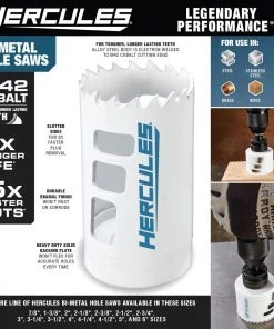 Discount 👍 HERCULES 7/8 in. Bi-Metal Hole Saw 🔥 -Outlet The Power Tool Hub Store 57691 W2SS
