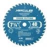 Best Sale 🥰 HERCULES 7-1/4 in. , 40T Cross Cutting Circular Saw Blade 🛒 -Outlet The Power Tool Hub Store 57931 I