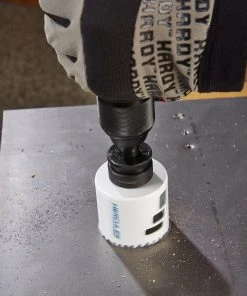 Outlet 🥰 HERCULES 3/8 in. Universal Quick Change Hole Saw Arbor fits 3/4 in. to 1-1/8 in. Hole Saws 💯 -Outlet The Power Tool Hub Store 57939 W7