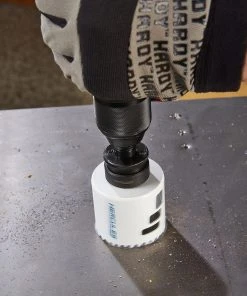 Brand new ⭐ HERCULES 7/16 in. Universal Quick Change Hole Saw Arbor fits 1-1/4 in. and larger Hole Saws 🛒 -Outlet The Power Tool Hub Store 57940 W6