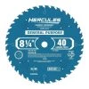 Best Pirce 😉 HERCULES 8-1/4 in., 40T General Purpose Table Saw Blade 🥰 -Outlet The Power Tool Hub Store 57976 I