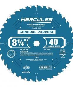 Best Pirce 😉 HERCULES 8-1/4 in., 40T General Purpose Table Saw Blade 🥰
