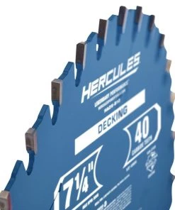 Budget ⭐ HERCULES 7-1/4 in., 40T Decking Circular Saw Blade ✔️ 10 Budget ⭐ HERCULES 7-1/4 in., 40T Decking Circular Saw Blade ✔️ -Outlet The Power Tool Hub Store 57977 W4
