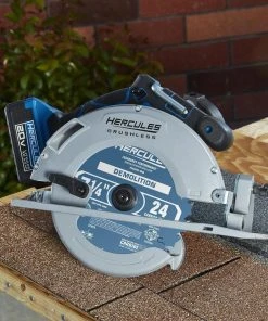 Flash Sale 😀 HERCULES 7-1/4 in., 24T Demolition Miter and Circular Saw Blade ✔️ -Outlet The Power Tool Hub Store 57978 W4