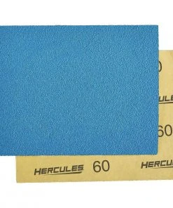 Best Sale ❤️ HERCULES 4-1/2 in. x 5-1/2 in. 60 Grit 1/4 Sheet Sandpaper with Ceramic Alumina Grain, 5 Pk. ✔️ -Outlet The Power Tool Hub Store 58136 W5