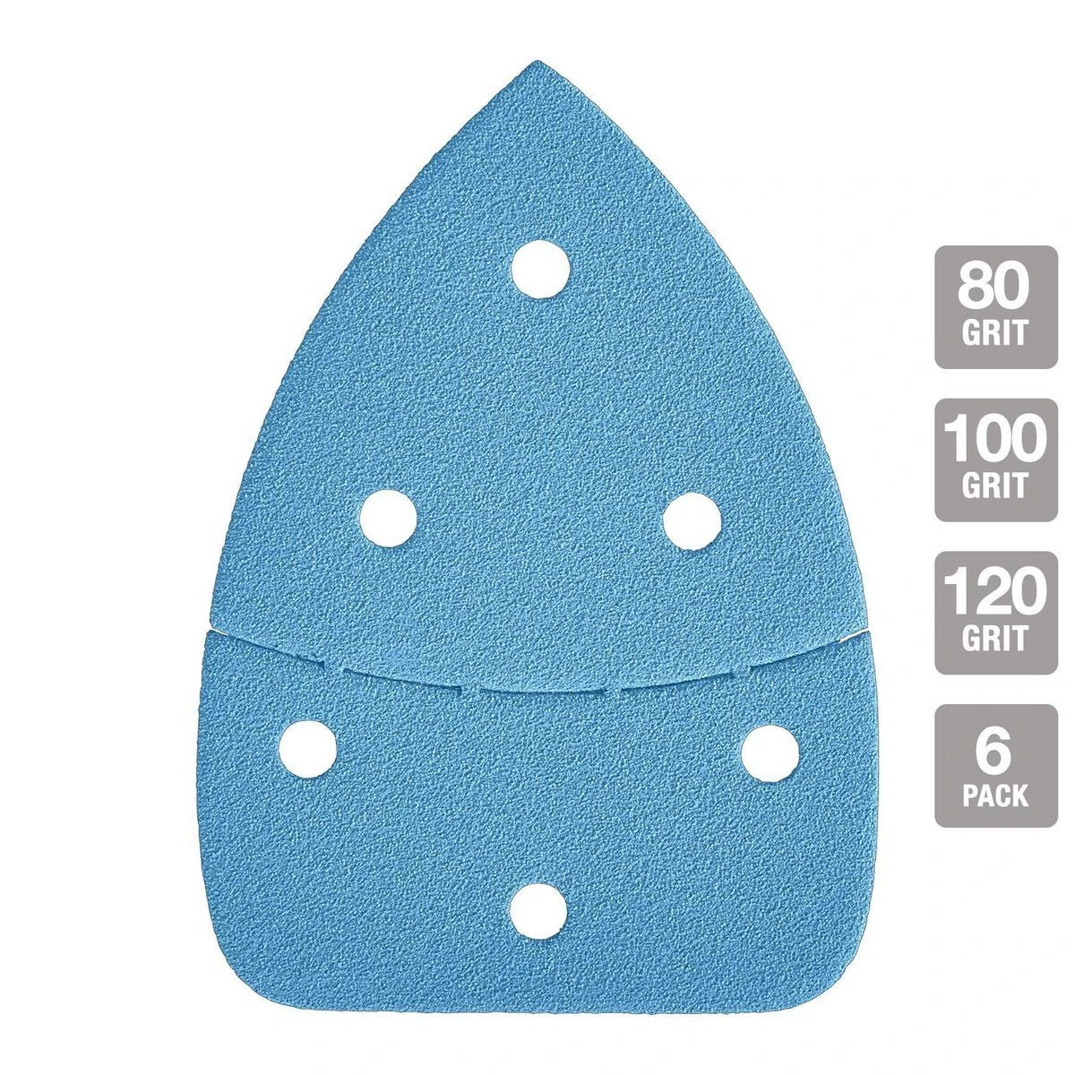 Outlet ⌛ HERCULES 80/100/120 Grit Hook and Loop Corner/Detail Sanding Sheets, 6 Pk. ✔️ 4 Outlet ⌛ HERCULES 80/100/120 Grit Hook and Loop Corner/Detail Sanding Sheets, 6 Pk. ✔️ - Image 2