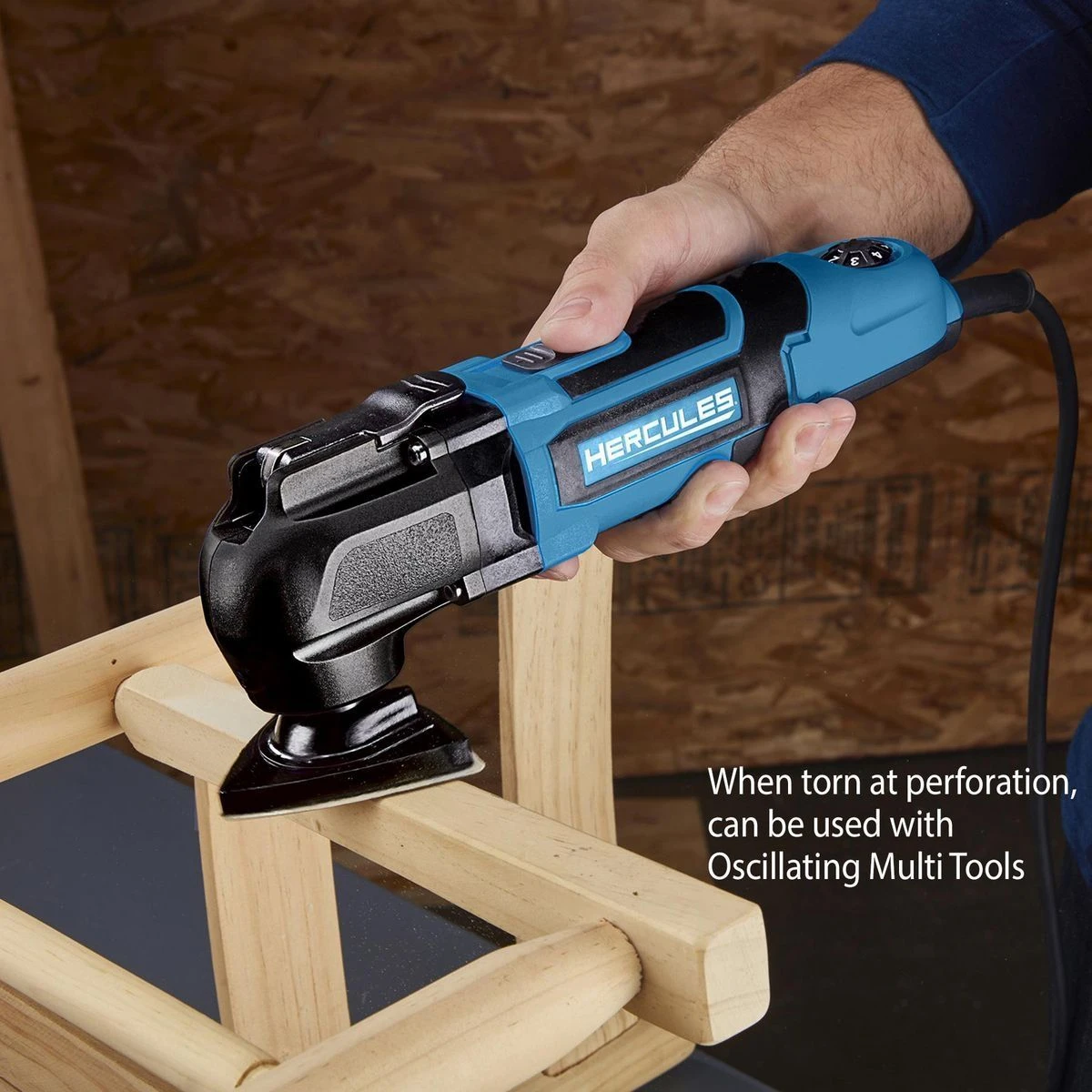 Outlet ⌛ HERCULES 80/100/120 Grit Hook and Loop Corner/Detail Sanding Sheets, 6 Pk. ✔️ 8 Outlet ⌛ HERCULES 80/100/120 Grit Hook and Loop Corner/Detail Sanding Sheets, 6 Pk. ✔️ - Image 6