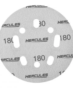 Best Pirce 🤩 HERCULES 5 in. 180 Grit Hook and Loop Universal Pattern Sanding Disc, 5 Pk. ⭐ -Outlet The Power Tool Hub Store 58406 W4