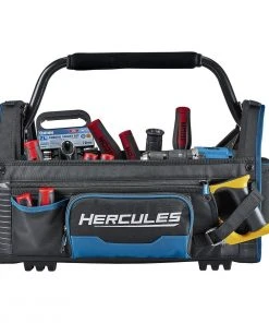Hot Sale ✔️ HERCULES 20 in. Tool Tote with 21 Pockets 👏 -Outlet The Power Tool Hub Store 58502 W5