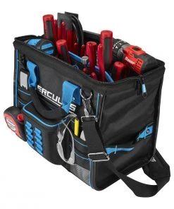 New ✨ HERCULES 16 in. Large Mouth Tool Bag 💯 -Outlet The Power Tool Hub Store 58572 W11