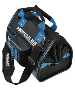 New ✨ HERCULES 16 in. Large Mouth Tool Bag 💯 -Outlet The Power Tool Hub Store 58572 W6