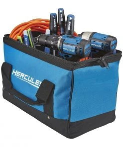 Buy 🛒 HERCULES 16 in. Tool Bag with 6 Pockets ⭐ -Outlet The Power Tool Hub Store 63637 W6