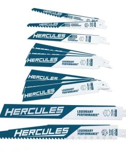 Best Pirce ⭐ HERCULES Demo and Thin Kerf Reciprocating Saw Blade Set, 12 Pc. 👍