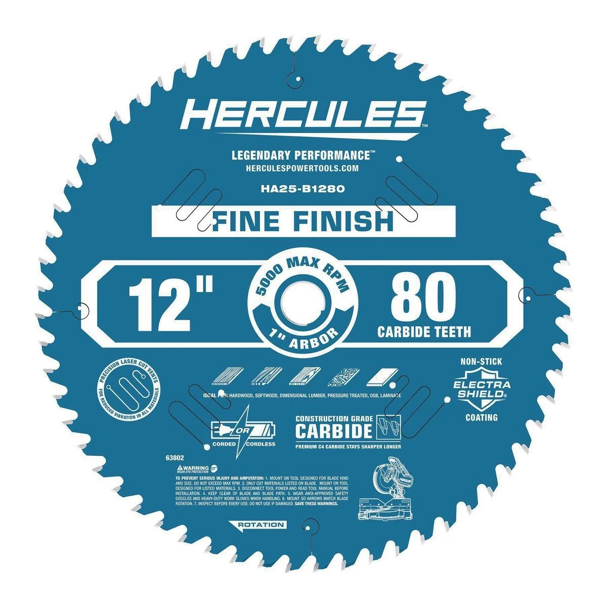 Coupon π HERCULES 12 in., 80T Fine Finish Miter Saw Blade π 3 Coupon π HERCULES 12 in., 80T Fine Finish Miter Saw Blade π