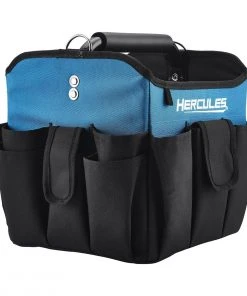 Hot Sale ❤️ HERCULES 10 in. Tool Tote with 22 Pockets ✔️ 26 Hot Sale ❤️ HERCULES 10 in. Tool Tote with 22 Pockets ✔️ -Outlet The Power Tool Hub Store 64658 W11
