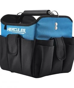 Hot Sale ❤️ HERCULES 10 in. Tool Tote with 22 Pockets ✔️ 17 Hot Sale ❤️ HERCULES 10 in. Tool Tote with 22 Pockets ✔️ -Outlet The Power Tool Hub Store 64658 W3