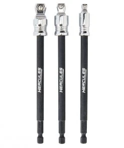 Cheap 🧨 HERCULES 6 in. Impact Rated Wobble Socket Adapter Set, 3 Pc. 😉